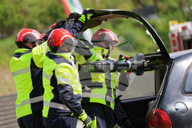 Благоевград - Американски университет - пожаро-тактическо учение