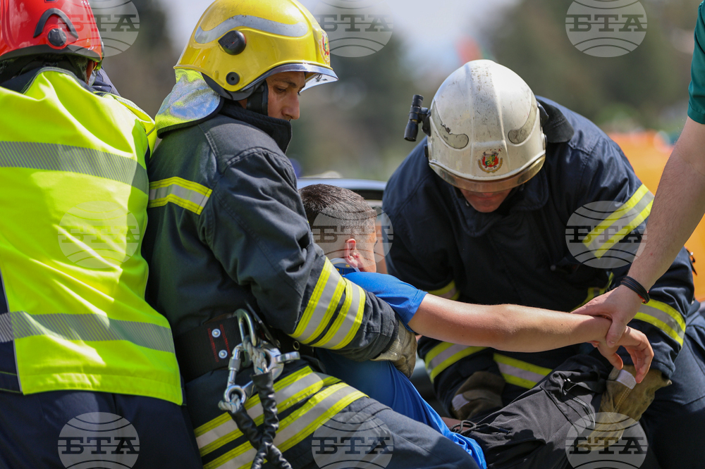 Благоевград - Американски университет - пожаро-тактическо учение