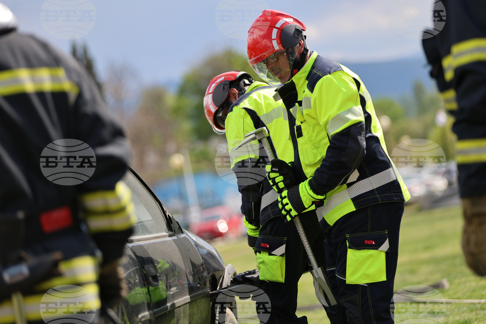 Благоевград - Американски университет - пожаро-тактическо учение