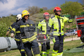 Благоевград - Американски университет - пожаро-тактическо учение