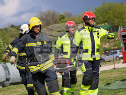 Благоевград - Американски университет - пожаро-тактическо учение