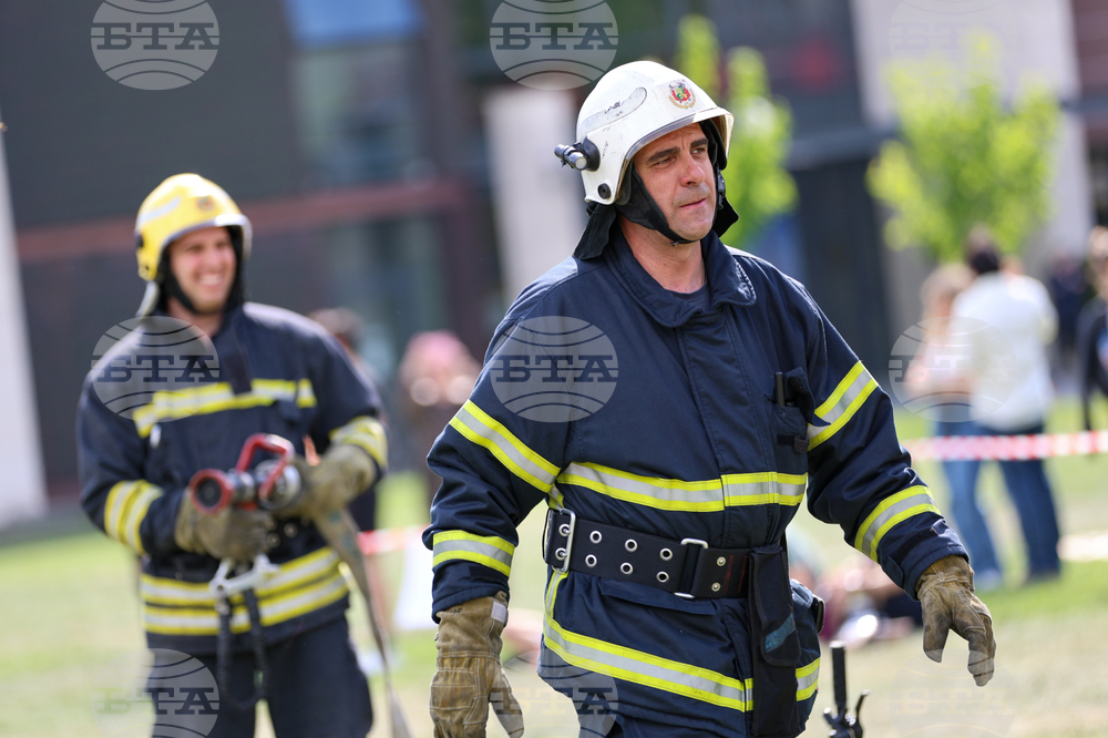 Благоевград - Американски университет - пожаро-тактическо учение