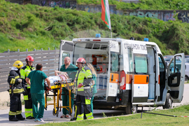 Благоевград - Американски университет - пожаро-тактическо учение