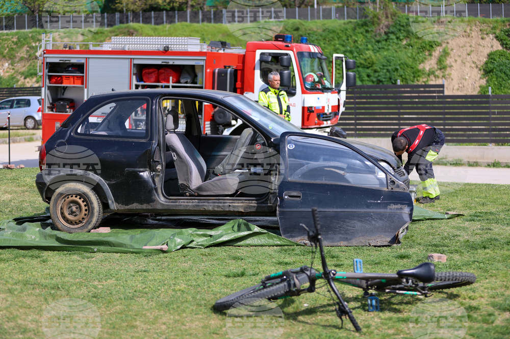 Благоевград - Американски университет - пожаро-тактическо учение