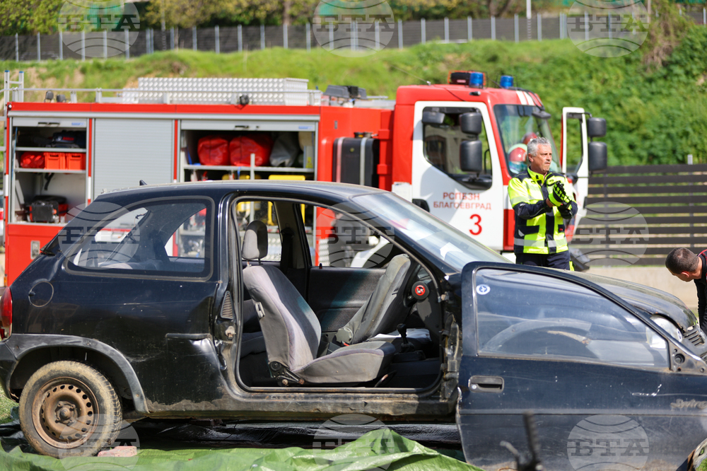 Благоевград - Американски университет - пожаро-тактическо учение