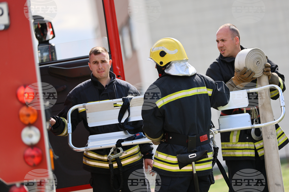 Благоевград - Американски университет - пожаро-тактическо учение