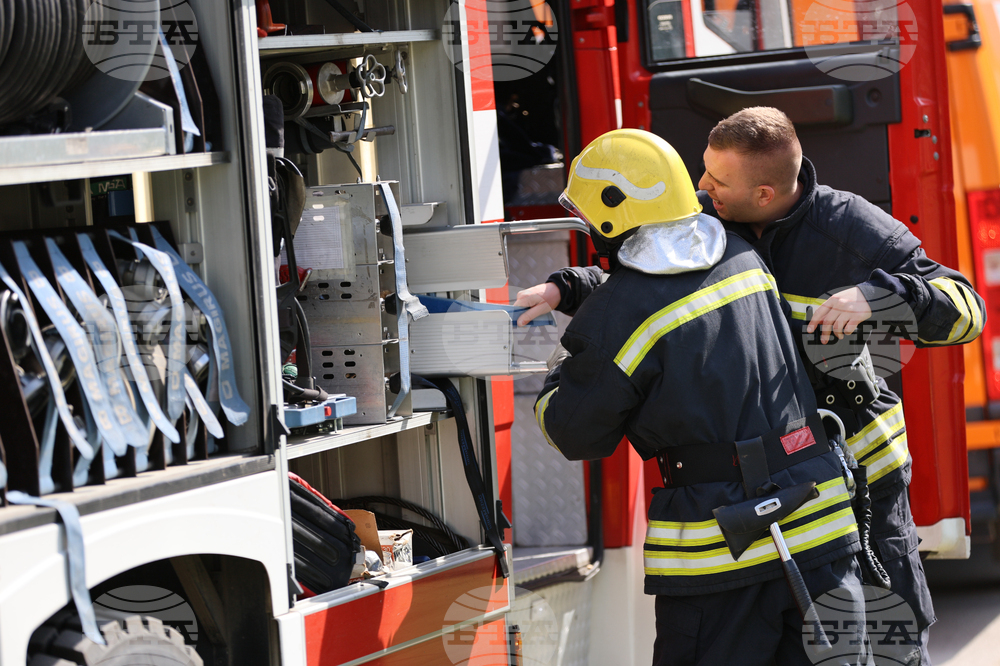 Благоевград - Американски университет - пожаро-тактическо учение