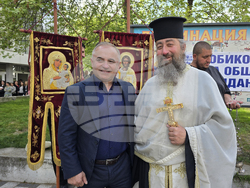 Сандански - чудотворна икона - посрещане