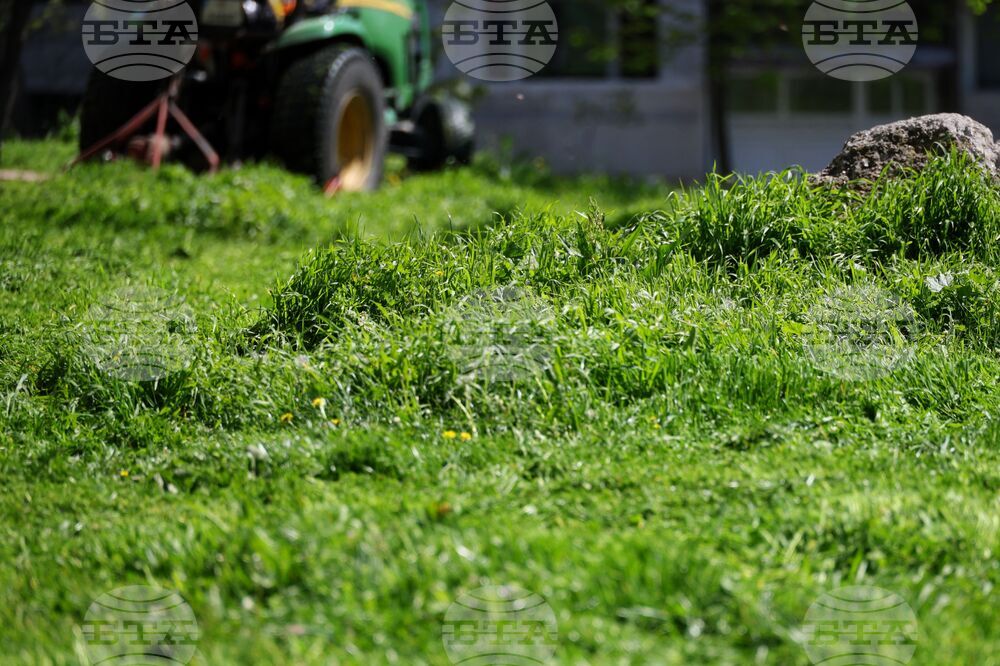 Бургас - тревни площи - косене