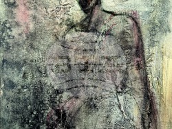 Картина на Кирил Киряков от изложбата It take a tribe. Снимка: Екипът на събитието