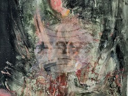 Картина на Кирил Киряков от изложбата It take a tribe. Снимка: Екипът на събитието