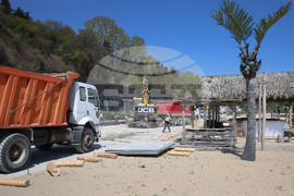 Варна - крайбрежна алея - строителство