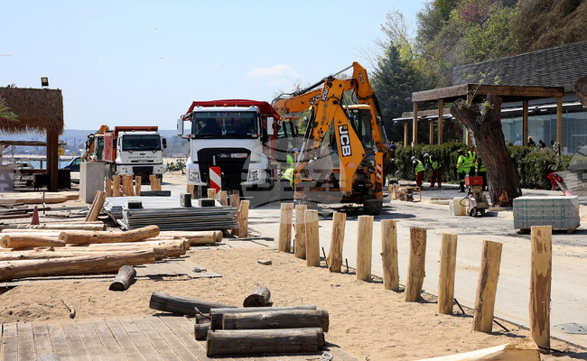 Варна - крайбрежна алея - строителство