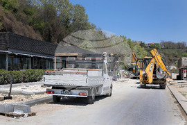 Варна - крайбрежна алея - строителство