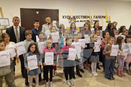 Самоков - школа по рисуване - ученици - изложба