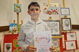 Самоков - школа по рисуване - ученици - изложба