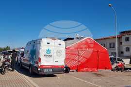 Турция - земетресение - Нурдагъ - бедстващи хора - палатков лагер