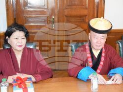 Снимка: Русенски университет „Ангел Кънчев“ - Русенският университет удостои видния монголски учен проф. Камба Лама Дамдинсуран Нацагдорж с почетното звание „Доктор хонорис кауза“