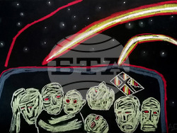 Творба от изложбата „Високи гласове“. Снимка: Екипът на събитието