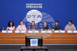 Национален пресклуб на БТА София - бивше ръководство на Българската федерация по борба - пресконференция