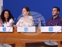 Национален пресклуб на БТА София - бивше ръководство на Българската федерация по борба - пресконференция