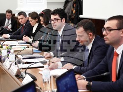 Снимка: Министерски съвет  - Атанас Пеканов по време на заседание на Комитета за наблюдение на Споразумението за партньорство за периода 2014-2020 г. и Споразумението за партньорство за периода 2021-2027 г. 