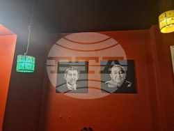 Откриване на изложбата „Моите стъпки стоят по пясъка“. Снимка: Ваня Сухарова/БТА