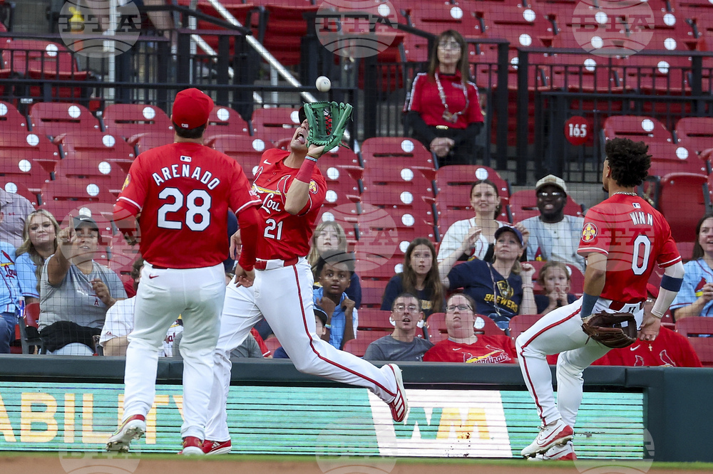 Brewers Cardinals Baseball