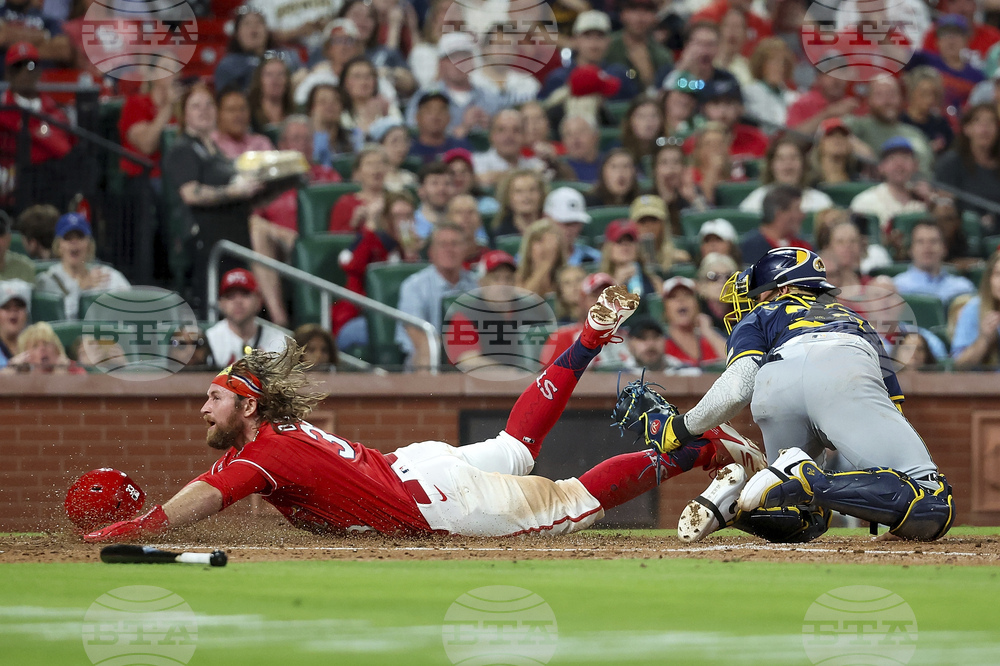 Brewers Cardinals Baseball