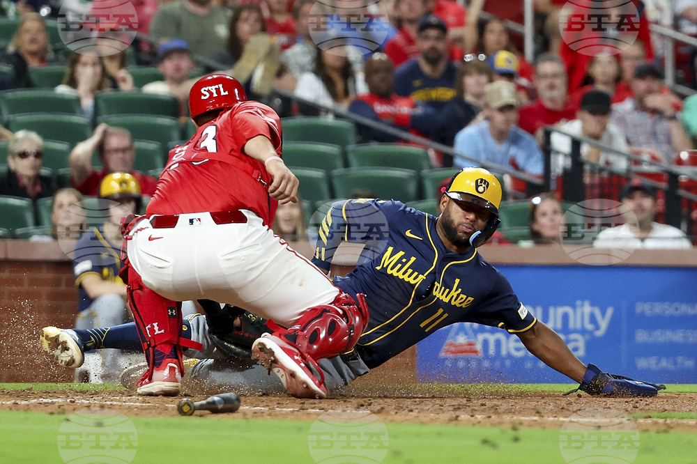 Brewers Cardinals Baseball