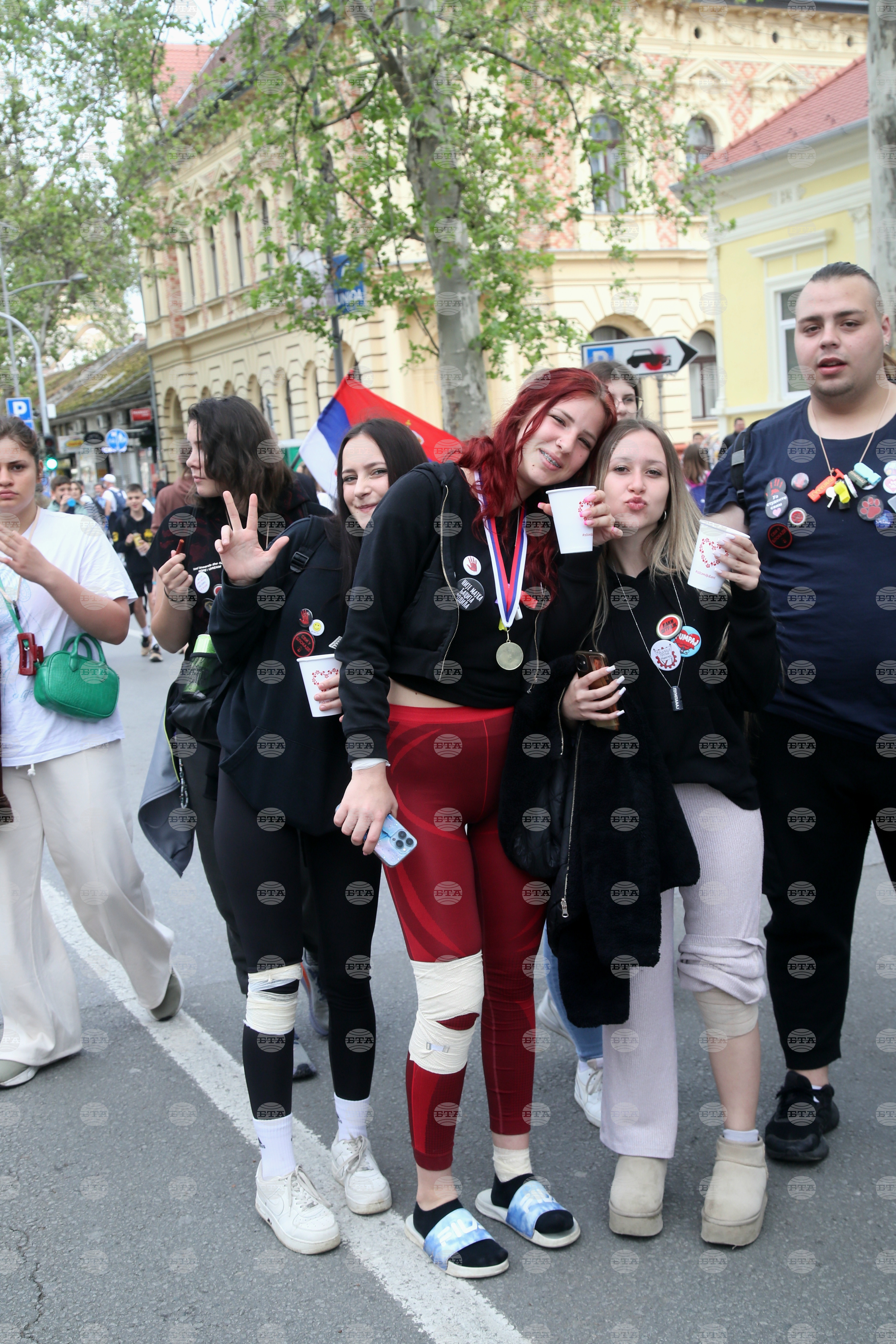 Сърбия - Нови Сад - протест