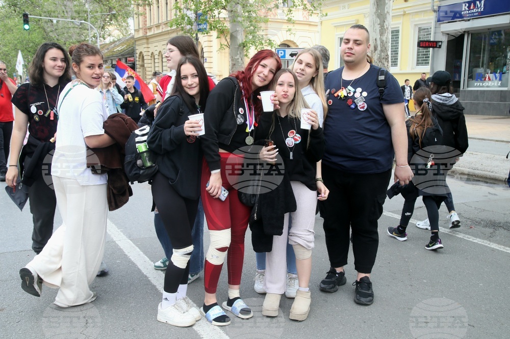 Сърбия - Нови Сад - протест