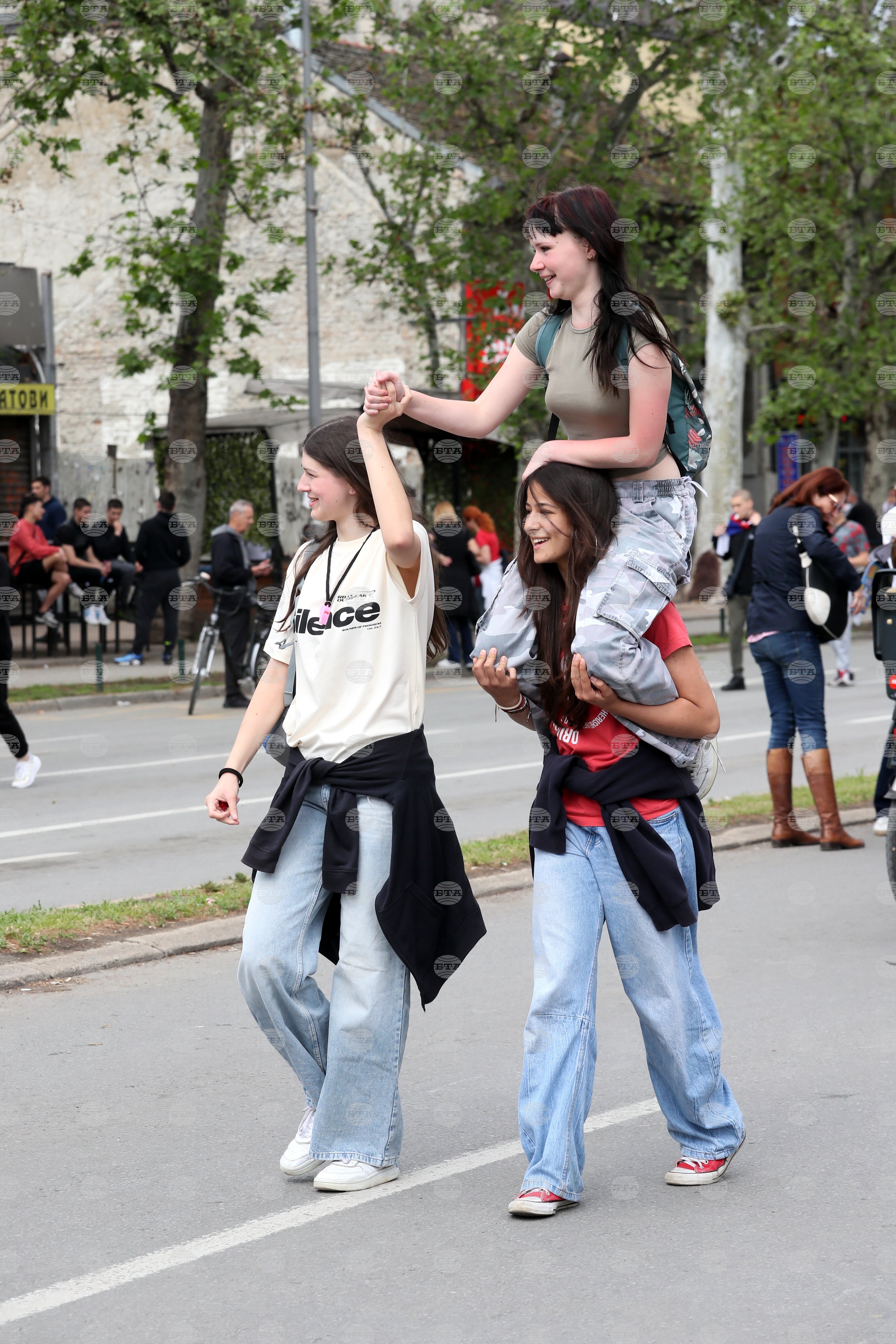 Сърбия - Нови Сад - протест