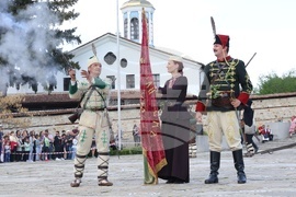 Панагюрище - мемориален комплекс „Априлци“ - историческа възстановка