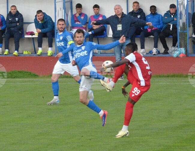 ЦСКА-София постигна минимална победа срещу Спартак 1918 Варна в първия кръг от плейфите в Първа лига