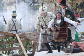 Панагюрище - мемориален комплекс „Априлци“ - историческа възстановка