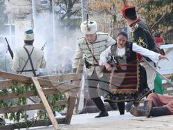 Панагюрище - мемориален комплекс „Априлци“ - историческа възстановка