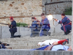 Панагюрище - мемориален комплекс „Априлци“ - историческа възстановка