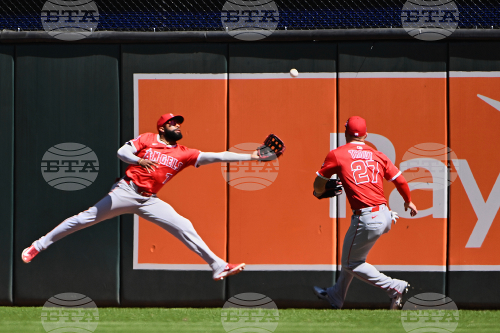 APTOPIX Angels Twins Baseball