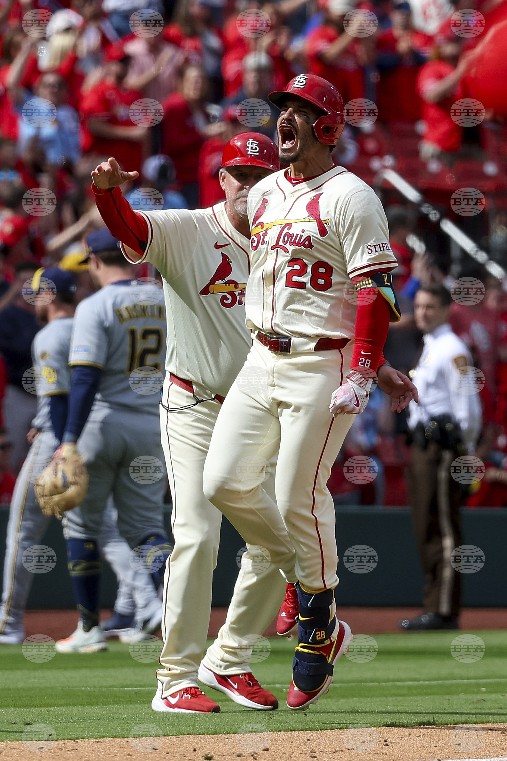 Brewers Cardinals Baseball