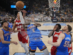 APTOPIX Thunder Grizzlies Basketball