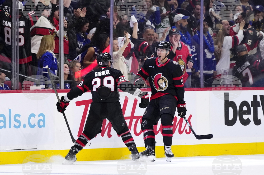 NHL Maple Leafs Senators Hockey