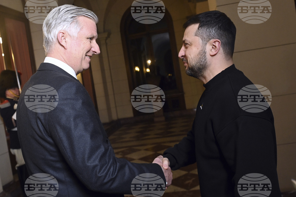 Президентът на Украйна Володимир Зеленски разговаря с краля на белгийците Филип, съобщи дворецът