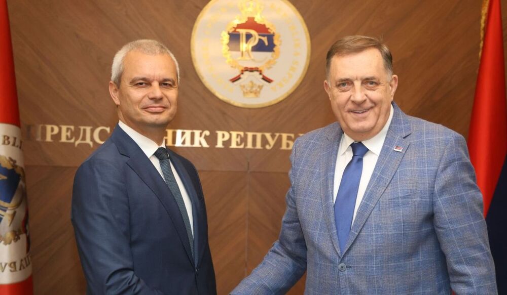 Среща на лидери: Костадинов и Додик с общ поглед към Балканите