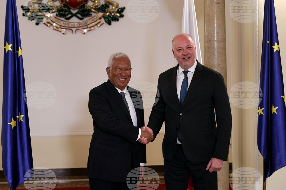 Премиерът Росен Желязков прие в Министерския съвет председателя на Европейския съвет Антонио Коща