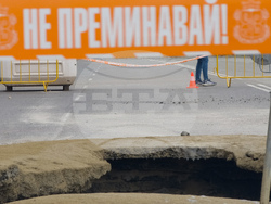 Булевард „Цариградско шосе“ - пропадане на пътя