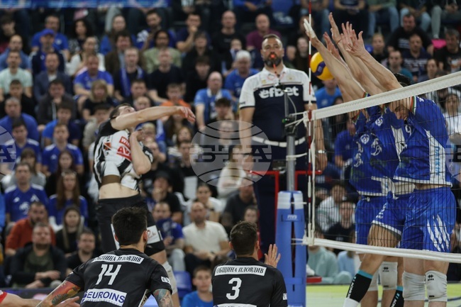 Левски спечели втора поредна титла във волейболното първенство за мъже след трета победа срещу Локомотив Авиа