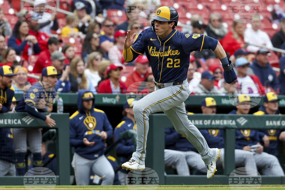 Brewers Cardinals Baseball