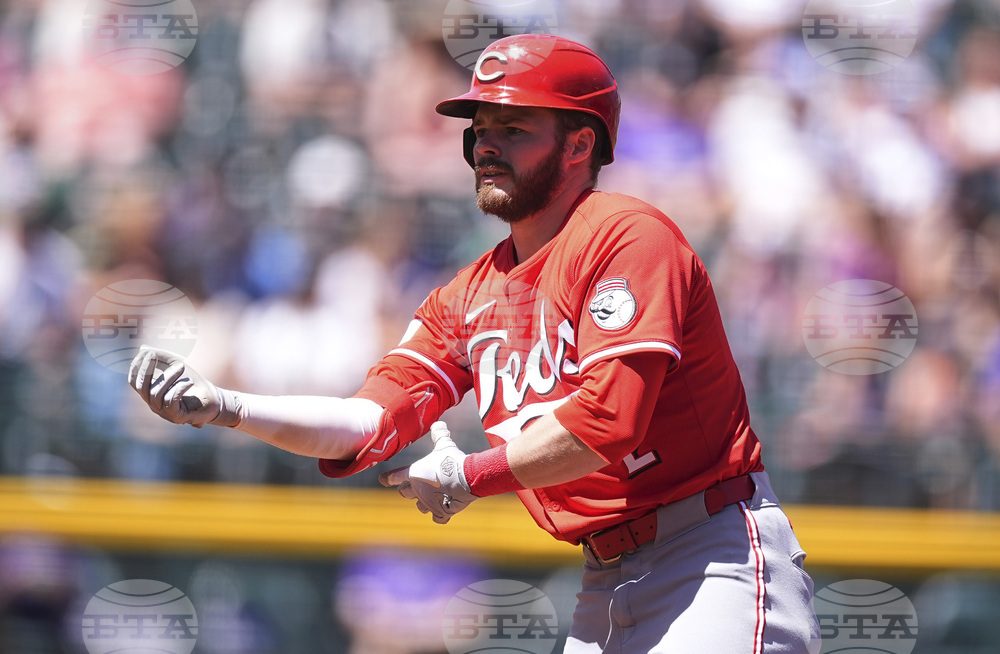 Reds Rockies Baseball