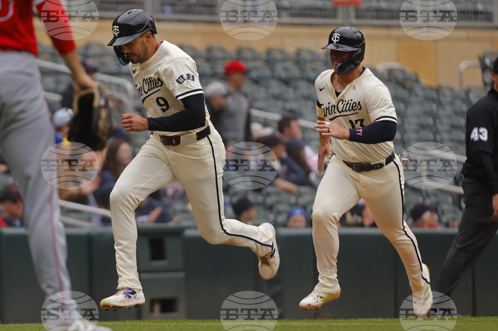 Angels Twins Baseball